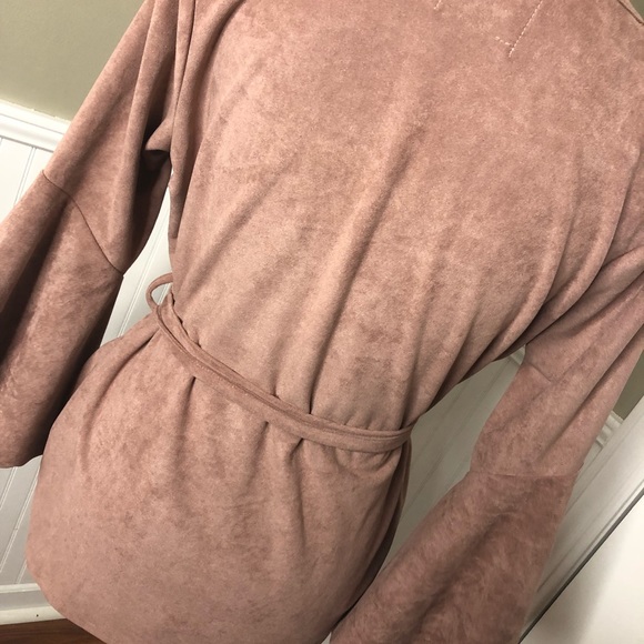 Kut From The Kloth Faux Suede Wrap Jacket - Picture 7 of 11